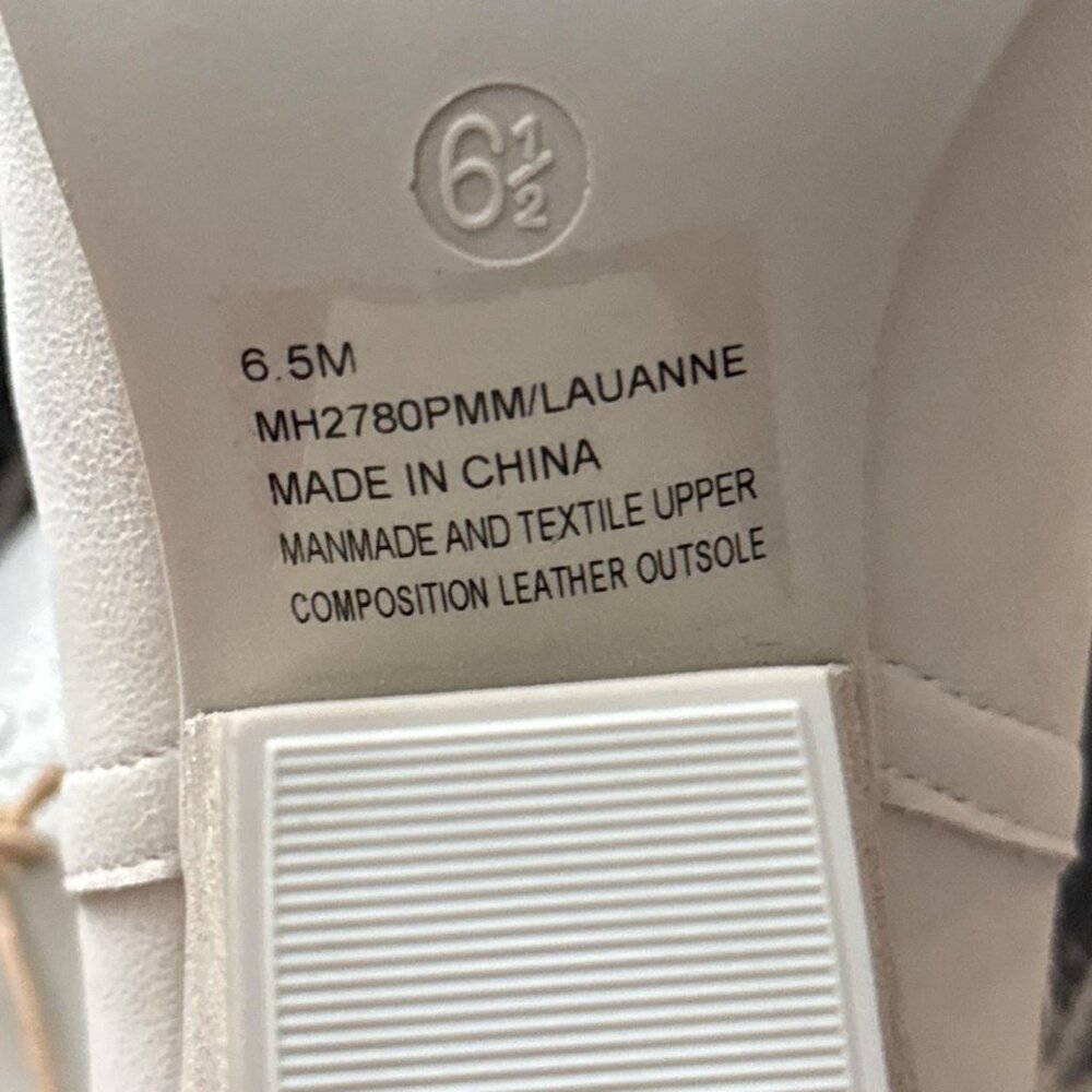 New With Tags White grey MIA studded western pull up ankle cowboy boots size 6.5 - Picture 7 of 9